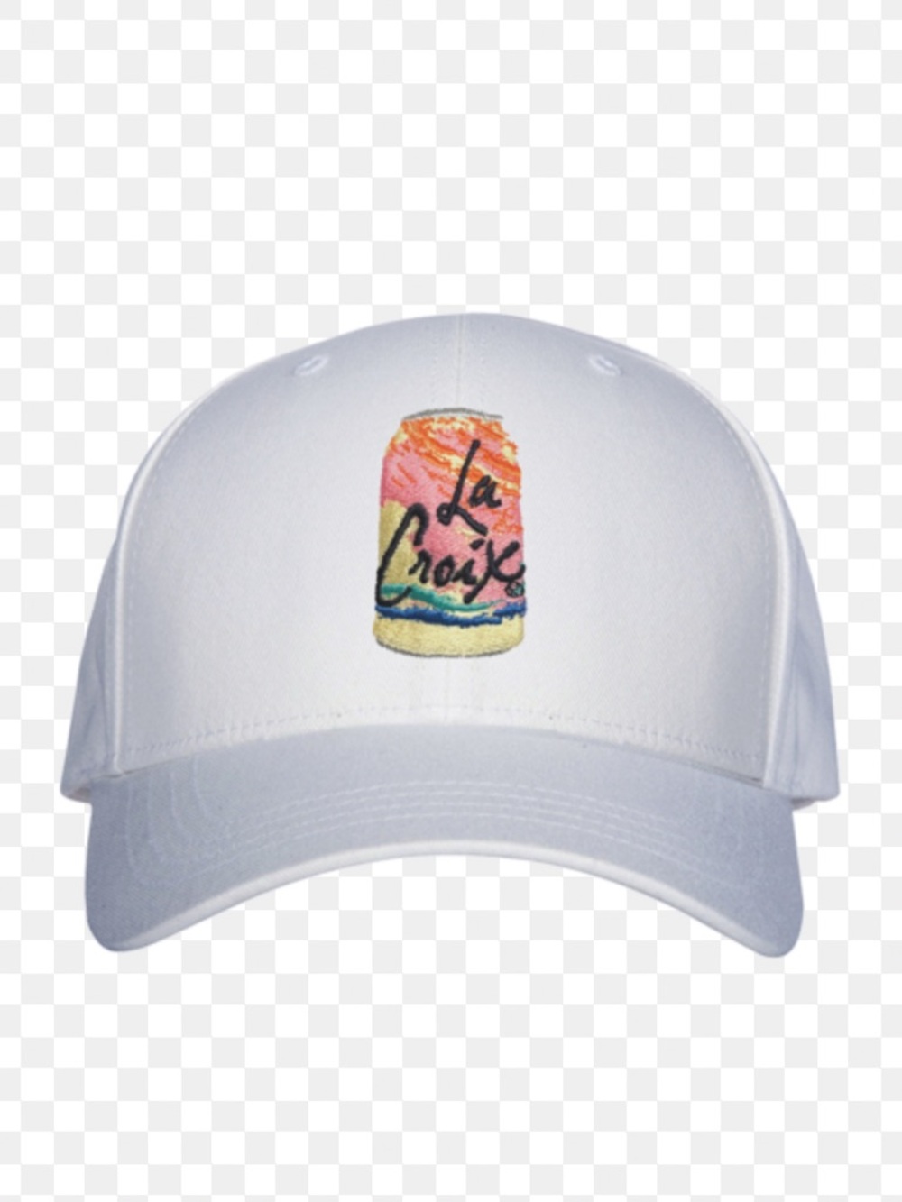 La Croix- Embroidered White Baseball Cap